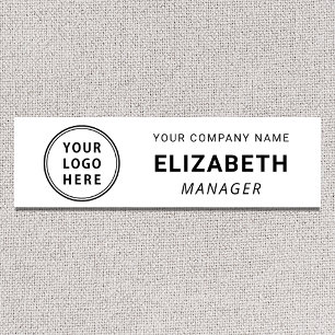 Firmenlogo Namensschild