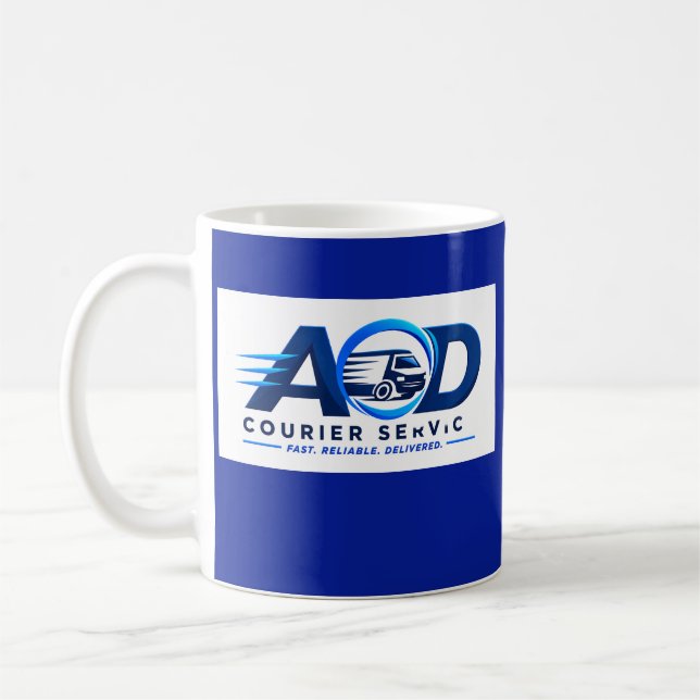 Firmenlogo Navy Kaffeetasse (Links)