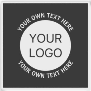 Firmenlogo oder Bild- und Bearbeitungstext Aufkleber