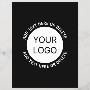 Firmenlogo oder Bild- und Bearbeitungstext Flyer