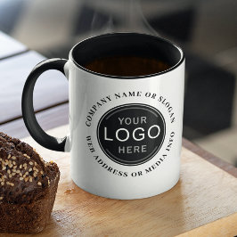 Firmenlogo oder Markenbezeichnung Moderne Beruflic Tasse