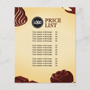 Firmenlogo personalisieren   Chocolate Company Flyer