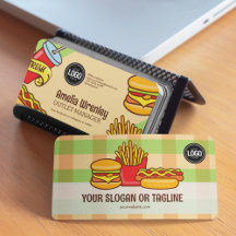 Firmenlogo personalisieren | Hamburger Hotdog Them