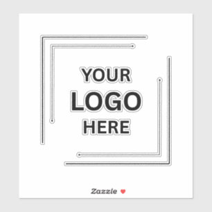 Firmenlogo Professionelles Corporate Board Stick Aufkleber