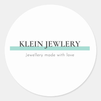 Firmenlogo Runder Aufkleber