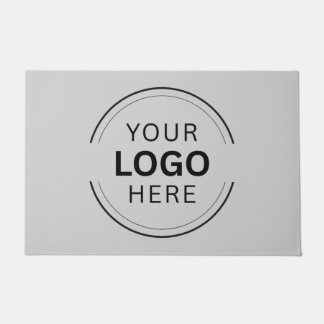 Firmenlogo Schwarz Beruflich Fußmatte