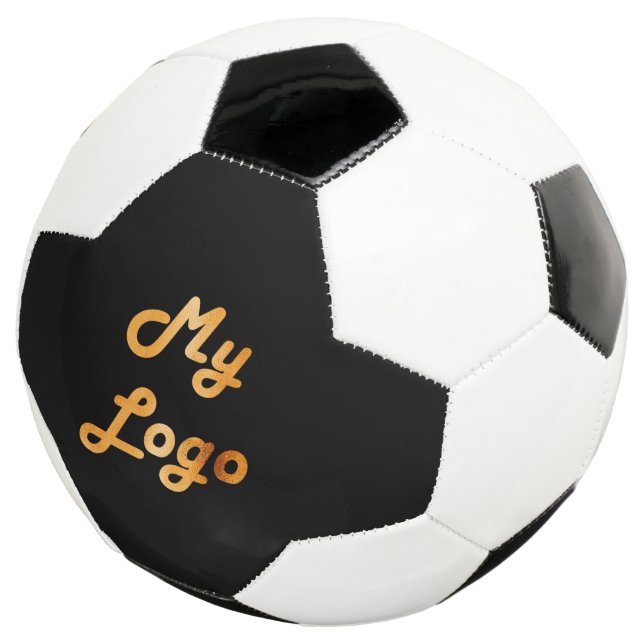 Firmenlogo schwarz fußball (Dreiviertel)