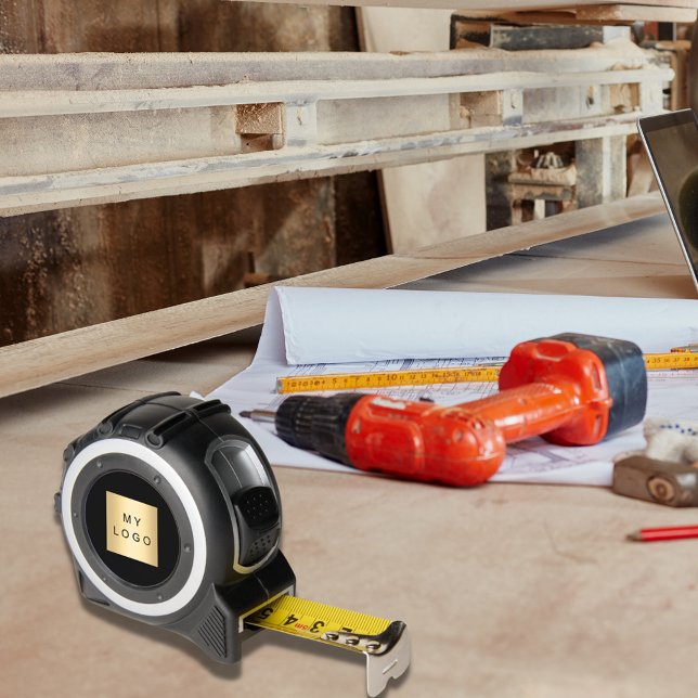 Firmenlogo schwarz maßband (Von Creator hochgeladen)