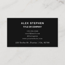 Firmenlogo | Schwarz Minimalistisch Beruflich