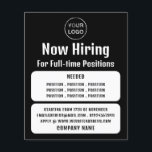 Firmenlogo, Stellenangebote Stellenwerbung Flyer<br><div class="desc">Firmenlogo,  Stellenangebote Rekrutierung von Werbe-Flyern durch den Business Card Store.</div>