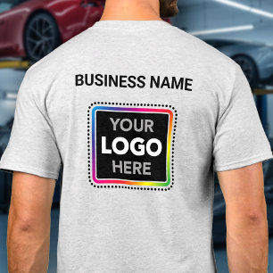 Firmenlogo T-Shirt - Vorder- und Rückseitendruck