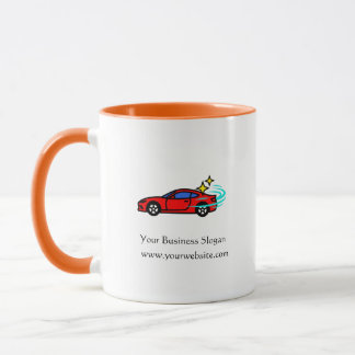 Firmenlogo-Tasse für Autodetailing-Unternehmen Tasse