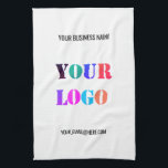 Firmenlogo Text Business Küche Handtuch<br><div class="desc">Benutzerdefinierte Farben und Schriftart - Küchentücher mit Ihrem Firmenlogo und Textwerbung Personalisiert Küchentücher hinzufügen - Logo hinzufügen - Foto oder Bild - QR-Code / Text - Kontaktinformationen - E-Mail oder Website / Telefon / Mehr - Vergrössern und verschieben oder entfernen / Elemente hinzufügen - Bild / Text mit Anpassungswerkzeug. Wählen...</div>