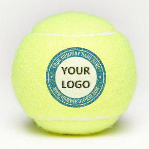 Firmenlogo Text Marken Tennisbälle Vorlage