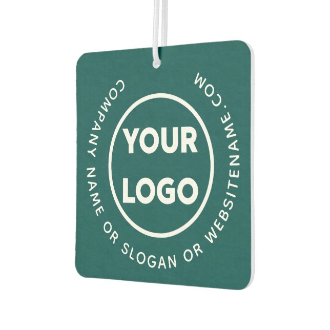 Firmenlogo und benutzerdefinierter, gekrümmter Tex Autolufterfrischer (Links)