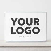 Firmenlogo und Firmenwebsite oder Text