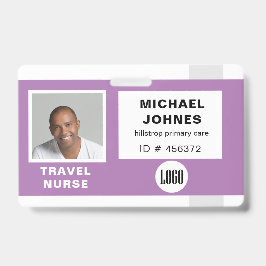 Firmenlogo und Foto Ausweis