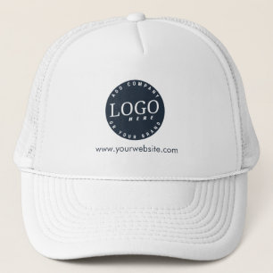 Firmenlogo und Mitarbeiter der Business Website hi Truckerkappe