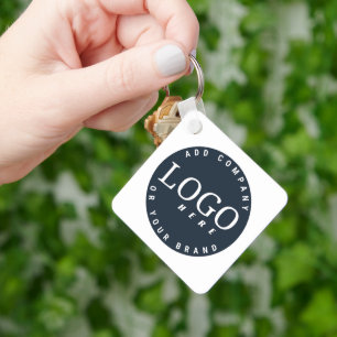 Firmenlogo und Rücksendeadresse Schlüsselanhänger