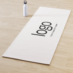Firmenlogo und Text Werbeartikel Yogamatte