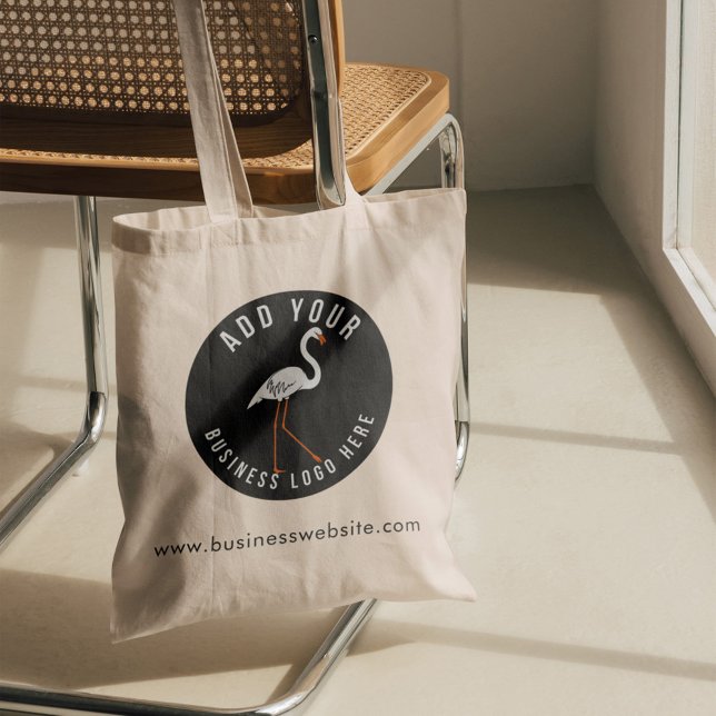 Firmenlogo und Website-benutzerdefinierter Status Tragetasche (Custom Business Logo and Website Employee Giveaway Tote Bag)