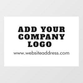 Firmenlogo und Website-Firmenkundenspezifische Fensteraufkleber