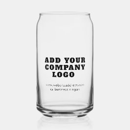 Firmenlogo und Website-Werbung Dosenglas