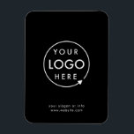 Firmenlogo | Unternehmen Beruflich Magnet<br><div class="desc">Ein einfaches,  individuelles schwarzes Geschäftsmodell in modernem minimalistischem Stil,  das mit Ihrem Firmenlogo und Text leicht aktualisiert werden kann. Wenn Sie Hilfe bei der Personalisierung dieses Produktes benötigen,  kontaktieren Sie mich bitte über den unten stehenden Nachrichtenkopf und ich werde Ihnen gerne weiterhelfen.</div>