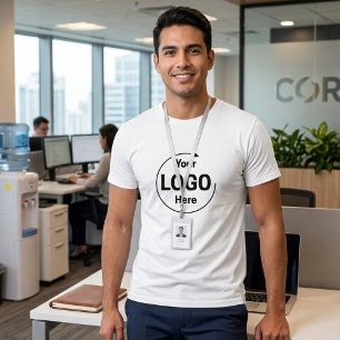 Firmenlogo Unternehmen gebrandet T-Shirt