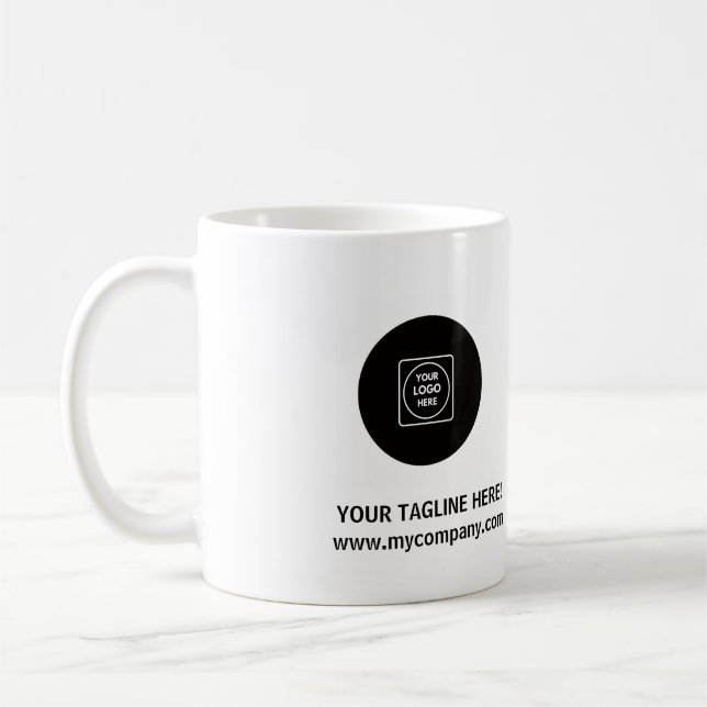 Firmenlogo-Unternehmens-Promotionstasse Kaffeetasse (Links)