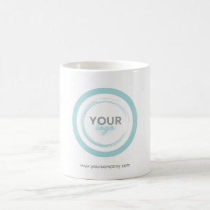 Firmenlogo Unternehmensgeschäft Minimalistisch Kaffeetasse