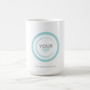 Firmenlogo Unternehmenslogo Minimal Branded Kaffeetasse