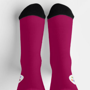 Firmenlogo-Unternehmenssocken - Farben wählen Socken