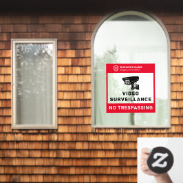 Firmenlogo | Videoüberwachung Fensteraufkleber