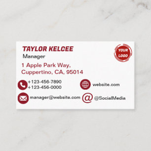 Firmenlogo Visitenkarte