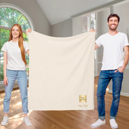 Firmenlogo von Beige Creme Fleecedecke