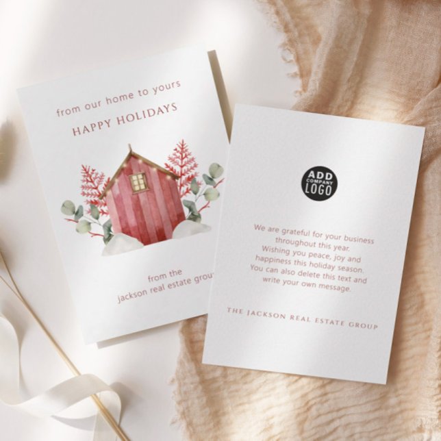 Firmenlogo von unserer Zuhause auf Ihre Urlaubskar Einladung (Von Creator hochgeladen)