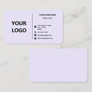 Firmenlogo Vorlage für Ihre Design-Visitenkarten-V Visitenkarte