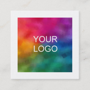 Firmenlogo Vorlagen Modern Elegant Hinzufügen Quadratische Visitenkarte