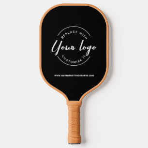 Firmenlogo WEBSITE Einfache Werbeaktion Pickleball Schläger