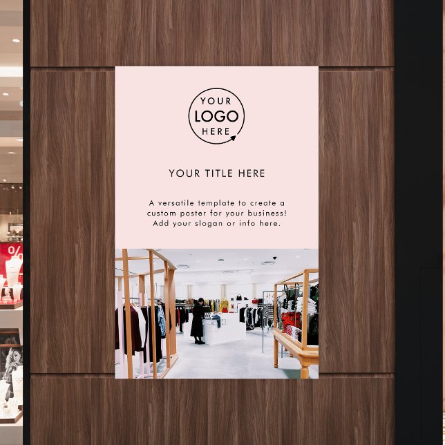 Firmenlogo | Werbeaktion für Foto in Rosa Poster (Von Creator hochgeladen)