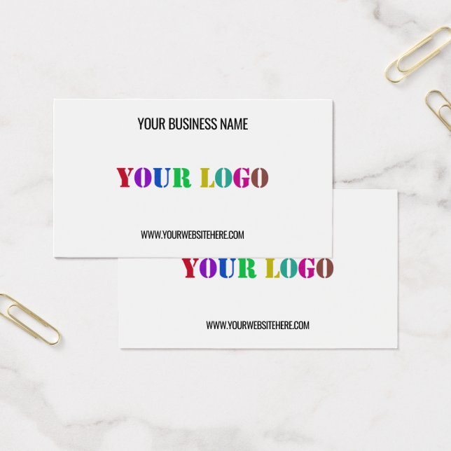 Firmenlogo-Werbekarte (Büro)