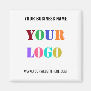 Firmenlogo Werbevorlage Geschäftsmagnet Magnet
