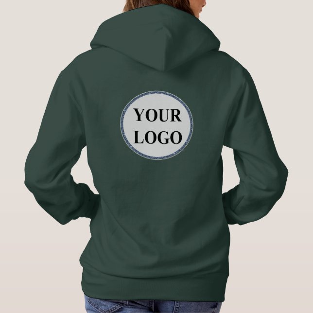 Firmenlogo Womens Hoodies Business Promo (Rückseite)