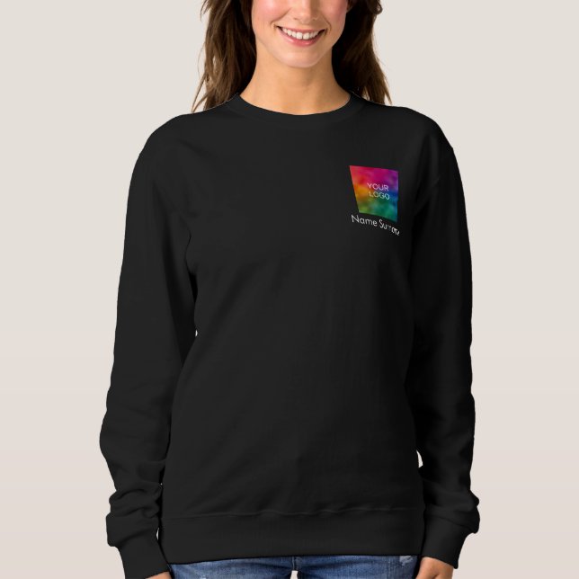 Firmenlogomitarbeiter - Doppel-Side-Bulk Sweatshirt (Vorderseite)