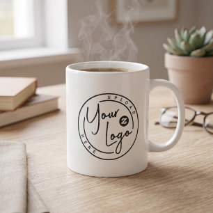 Firmenlogos Kaffeetasse