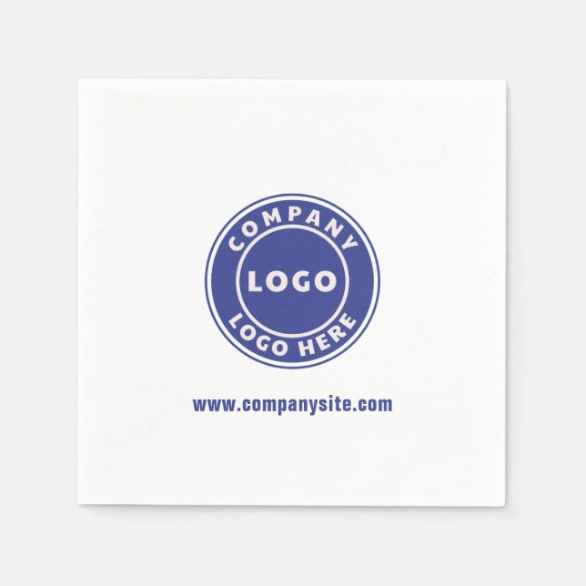 Firmenlogos: Übereinstimmung der jährlichen Firmen Serviette (Vorderseite)