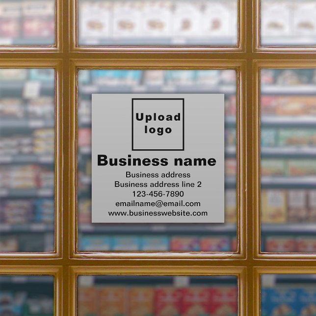 Firmenmarke auf der Vinyl-Aufklebermarke "Gray Lar Aufkleber (Von Creator hochgeladen)