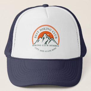 Firmenmitarbeiter für das Hiking Club Logo Truckerkappe