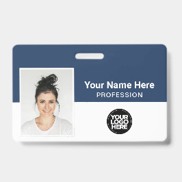 Firmenmitarbeiter, Name, Logo, Foto-ID Ausweis